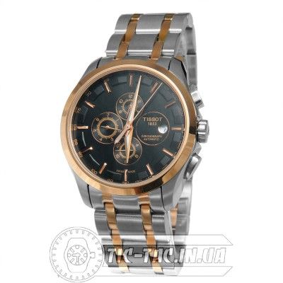 Tissot T-Classic Couturier Automatic Steel Silver-Gold/Gold/Black