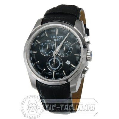 Tissot T-Classic Couturier Chronograph Black/Silver/Black