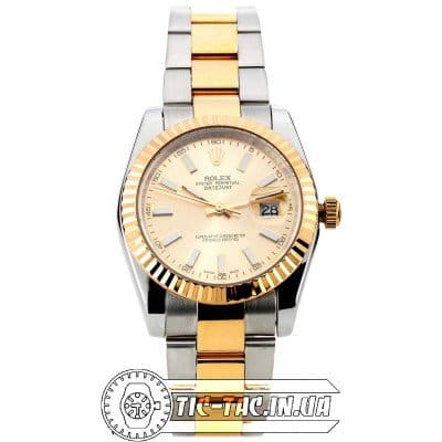 Часы Rolex Cosmograph Datejust Silver Gold/Gold